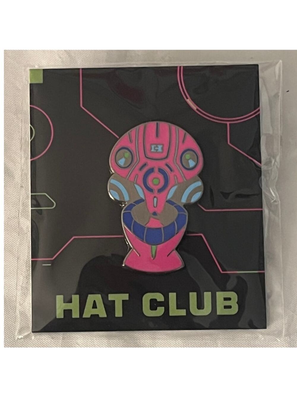 Hat Club Exclusive Cyberpunk Neon Pin Beep Rare New Sealed